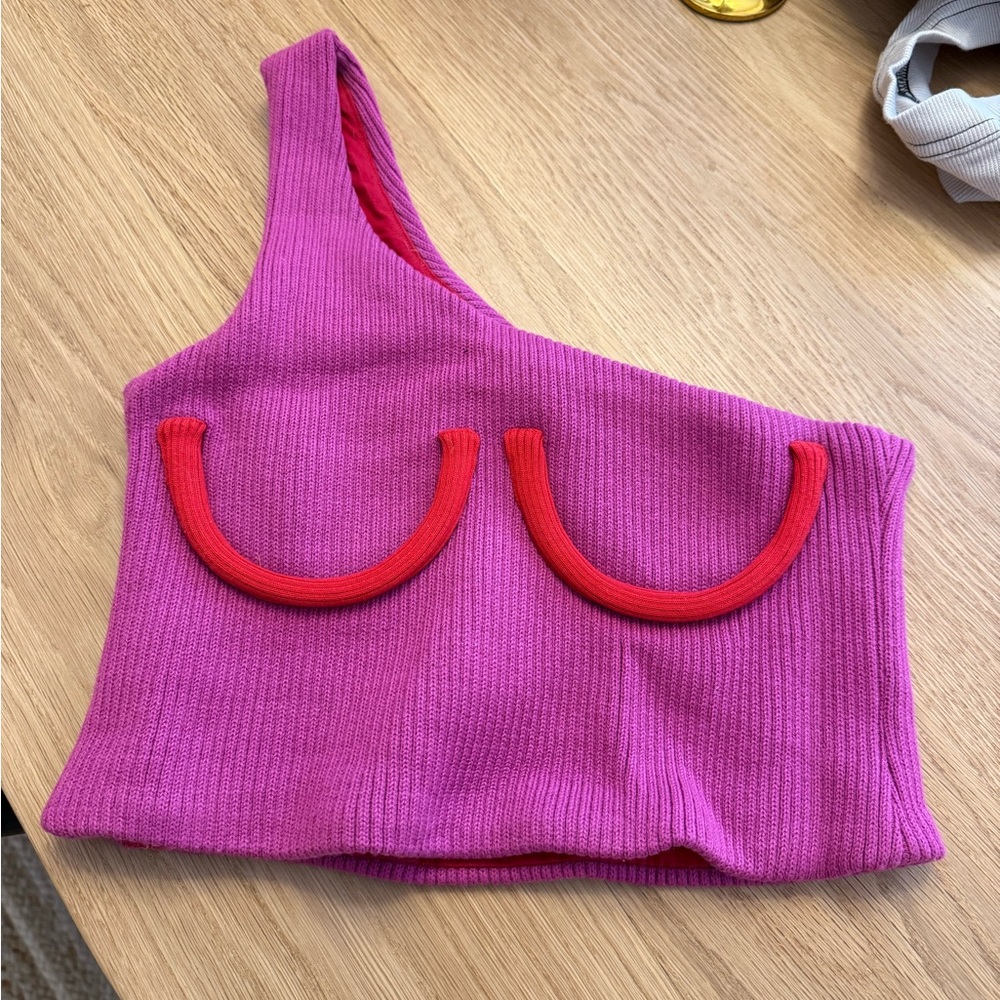 Orseund Iris One-Shoulder Crop Top - Picture 3 of 6